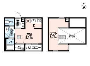 ＡｓｔｏｒＰｌａｃｅ（アスタープレイス）の物件間取画像